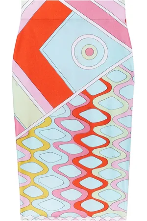 Puccini Vivara-print pencil skirt