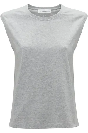 Victoria Beckham Sleeveless organic cotton top