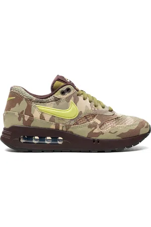 Nike Air Max 1 "Camo - 200 Earth/Oil /Black/Light Lemon Twist" sneakers
