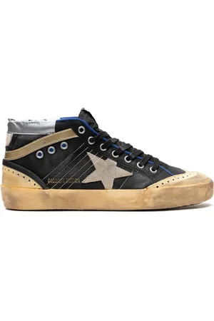 Golden Goose Mid Star " /Ice Vanilla/Gold" sneakers
