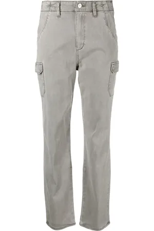 Paige High-waist straight-leg jeans