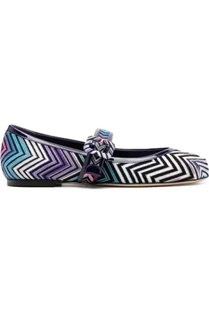 Missoni Wave ballerina shoes