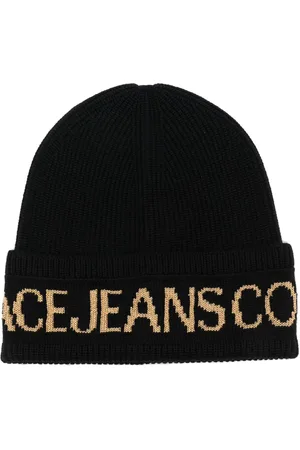 VERSACE Intarsia-logo wool beanie