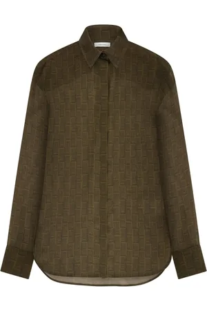 Salvatore Ferragamo Monogram silk shirt