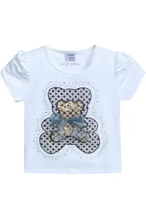 Mimi Tutu Bear-appliqu?? T-shirt