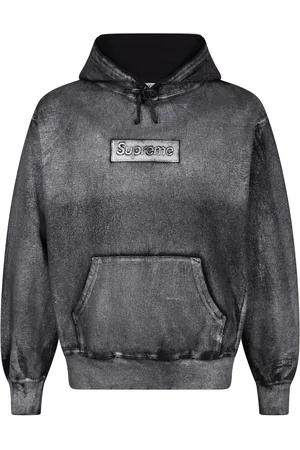 Supreme X MM6 Maison Margiela foil box logo hoodie