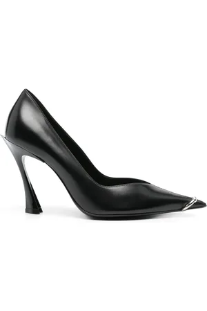 MUGLER 95mm piercing-detail pumps