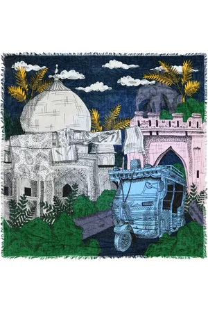 Bimba y Lola Indian City shawl