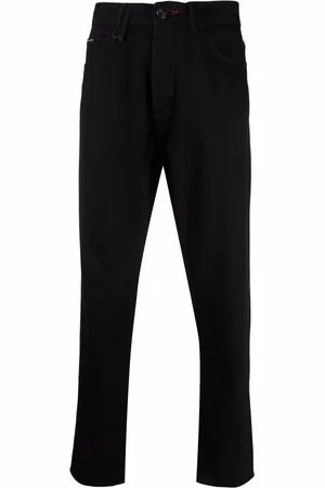 Philipp Plein Logo-patch detail trousers
