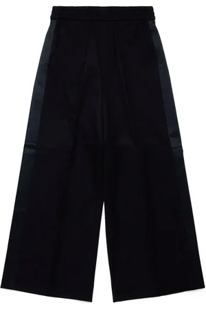 Maison Margiela Side-stripe wide-leg trousers