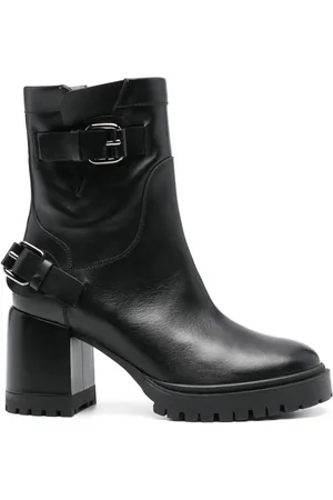 Casadei 80mm leather biker boots