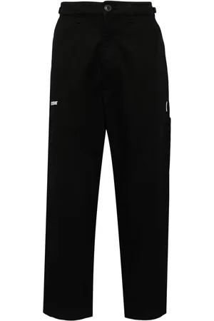 Izzue Logo-embroidered casual trousers