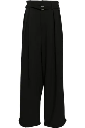 SONGZIO Belted wide-leg trousers