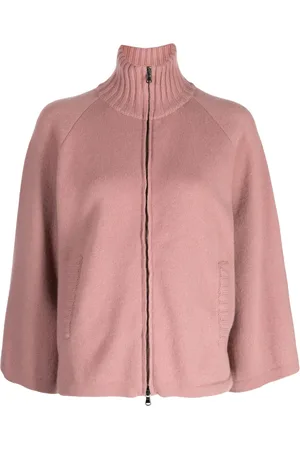 PRINGLE OF SCOTLAND High-neck zip-up cardigan
