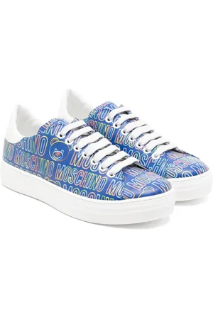 Moschino All-over logo print sneakers