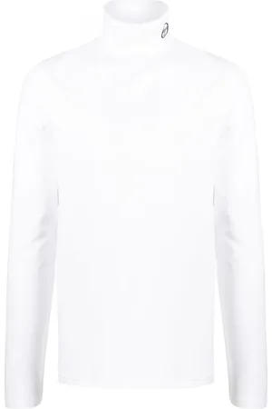 Sergio Tacchini Logo-embroidered roll-neck jumper