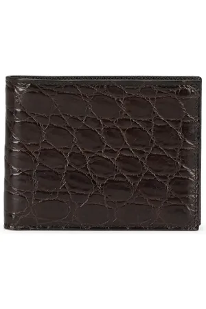 Dolce & Gabbana Embossed leather bifold wallet
