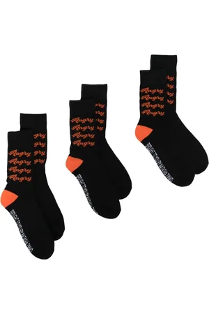 Natasha Zinko Angry-print socks (set of three)