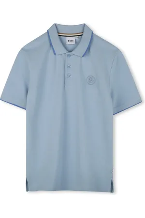 HUGO BOSS Logo-embroidered cotton polo shirt