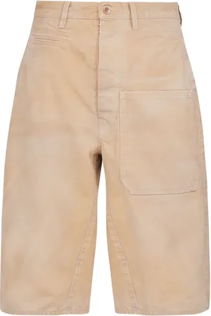 Maison Margiela High-waisted cotton shorts