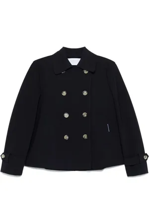 Harris Wharf London Spread-collar jacket