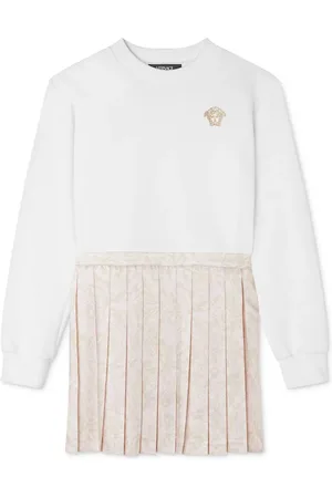 VERSACE Barocco-print sweater dress