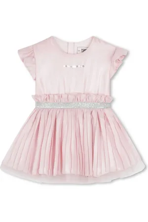 Karl Lagerfeld Mettalic-effect tulle dress