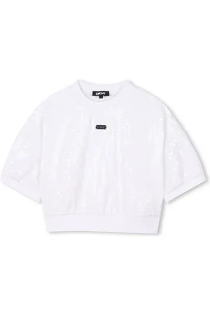DKNY Sequin-embellished sweatshirt