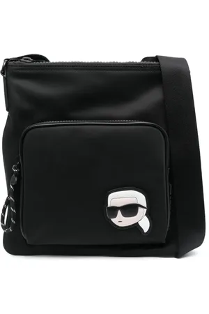 Karl Lagerfeld Ikon logo-appliqu?? crossbody bag