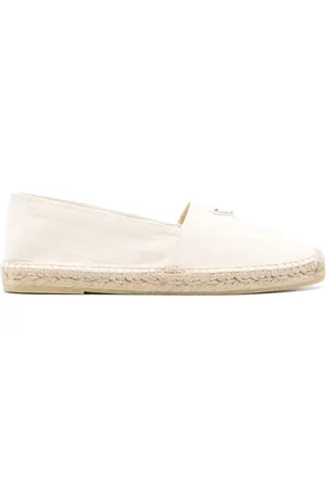 Prada Enamel-logo espadrilles
