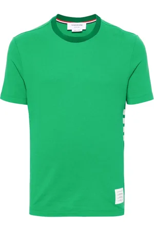 Thom Browne 4-Bar stripe cotton T-shirt