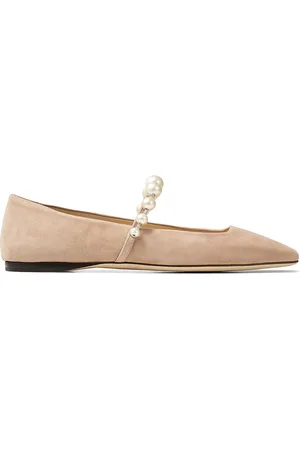 Jimmy Choo Ade square-toe ballerina shoes
