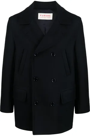 Fursac Notched-lapels double-breasted coat