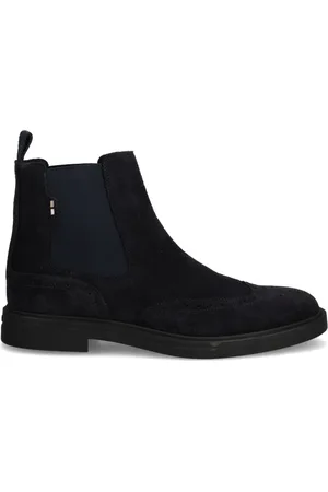 HUGO BOSS Calf suede ankle boots