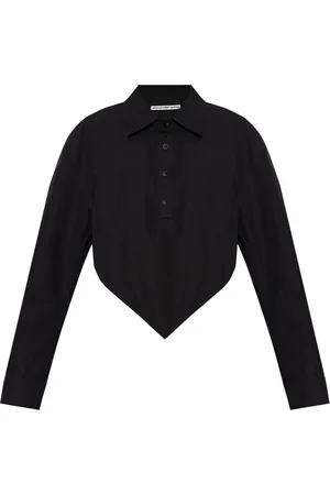 Alexander Wang Pointed organic-cotton shirt
