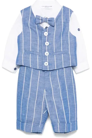 COLORICHIARI Striped trouser set