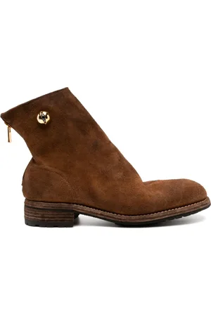 GUIDI Zip ankle boots