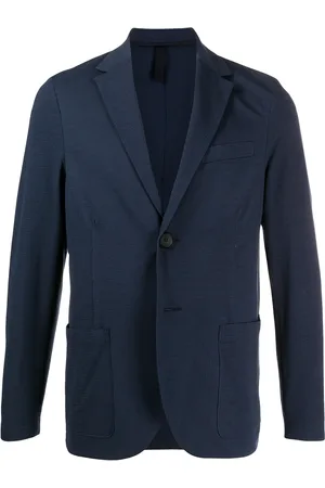Harris Wharf London Textured single-breasted blazer