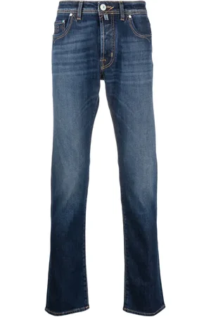Jacob Cohen Embroidered-logo slim jeans