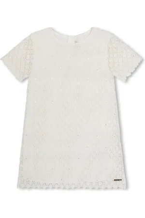 Michael Kors Floral-lace cotton dress