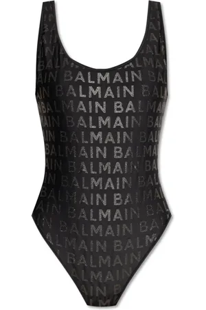 Balmain Logo-print swimsuit
