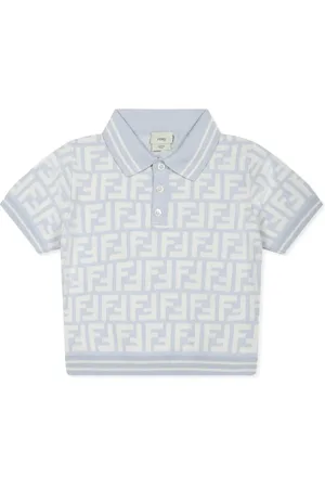 Fendi FF-logo jersey polo shirt