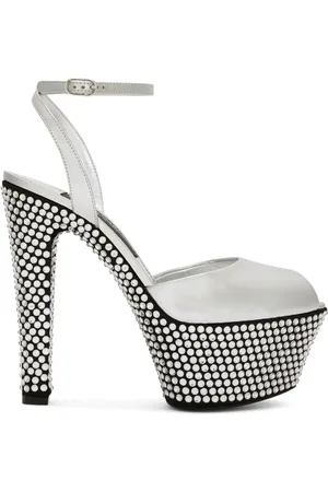 Dolce & Gabbana 150mm rhinestone-embellished platform sandals