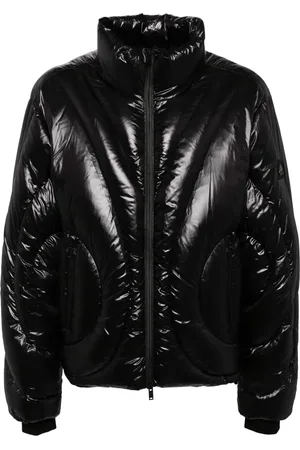 Moose Knuckles Logo quilt puffer