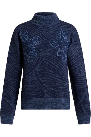 Etro Jacquard turtleneck sweater