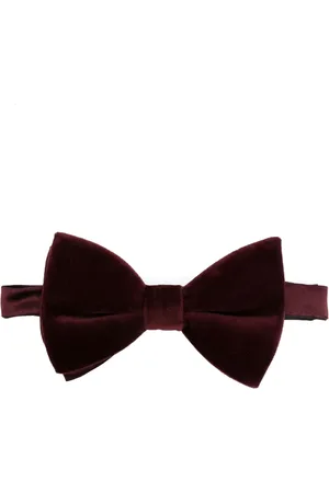 Fursac Adjustable velvet bow tie
