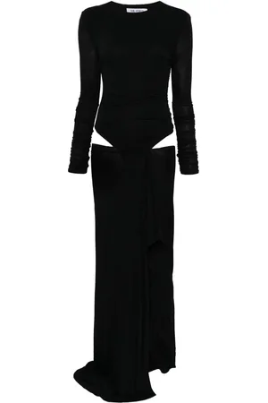 The Attico Cut out-detail maxi dress
