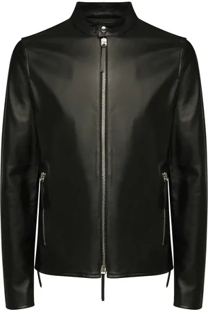 Giuseppe Zanotti Leather zip-up jacket