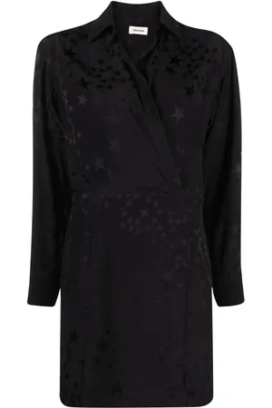 Zadig & Voltaire Star silk-jacquard minidress