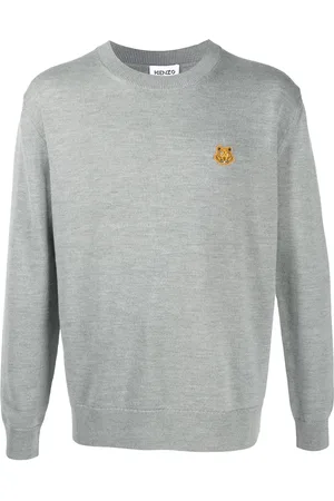 Kenzo Tiger embroidered crew neck jumper